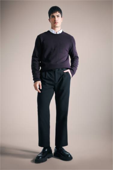 Standard Fit Crew Neck Knitwear Pullover