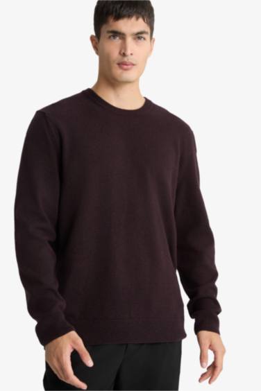 بلوز تريكو قصة عادية بياخة مستديرة