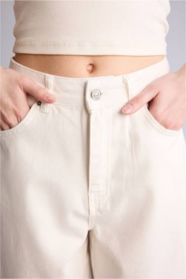 Gabardin Bermuda Şort - Görsel 4