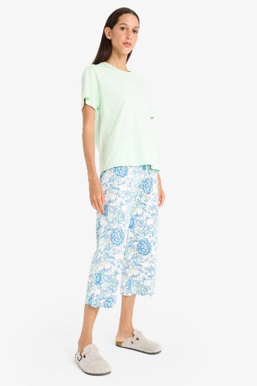 Fall in Love Regular Fit Striped Top Shorts 2 Piece Pajama Set