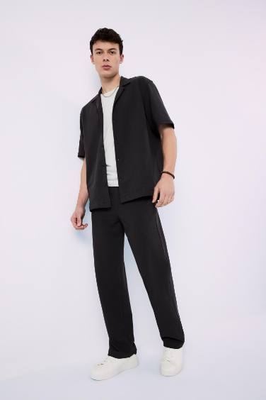 Летние брюки свободного кроя Wide Leg с тремя карманами и широкими штанинами