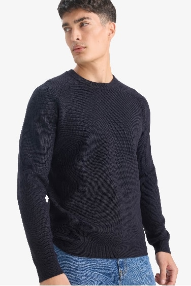Standard Fit Crew Neck Knitwear Pullover