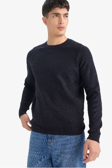 Standard Fit Crew Neck Knitwear Pullover