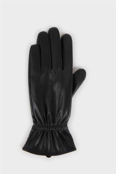 Kadın Suni Deri Eldiven