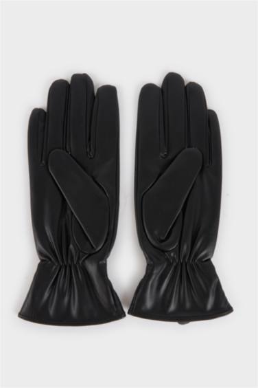 Kadın Suni Deri Eldiven