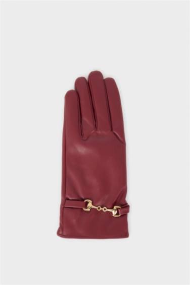 Kadın Suni Deri Eldiven