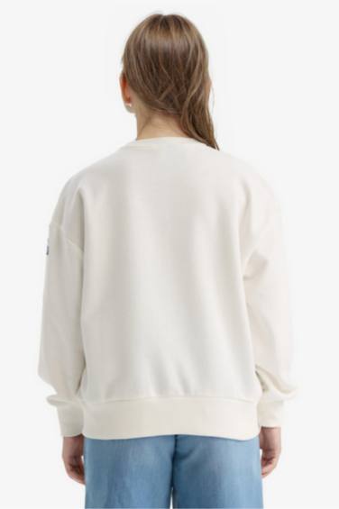 سويت شيرت NBA بنات اوفر سايز برقبة مستديرة