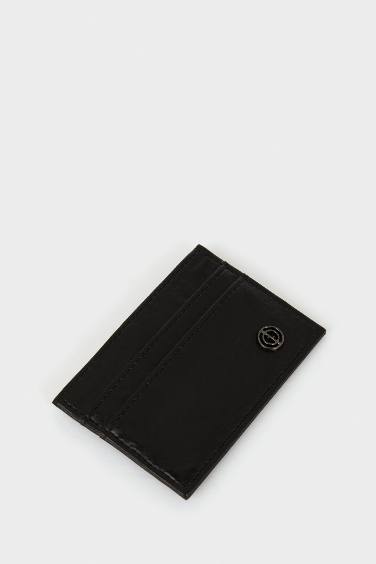 Porte-cartes en similicuir pour homme