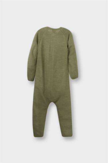 Knitwear Regular Fit Crew Neck Animal Jumpsuit