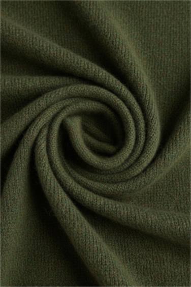 Wool Blend Turtleneck Oversize Fit Knit Pullover