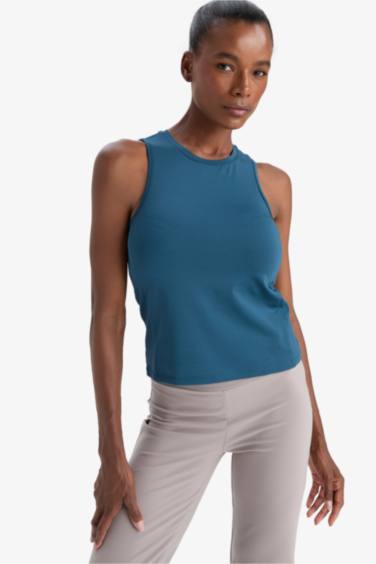 DeFactoFit Slim Fit Crew Neck Sports Tank Top