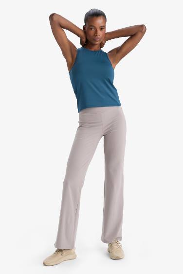 DeFactoFit Slim Fit Crew Neck Sports Tank Top