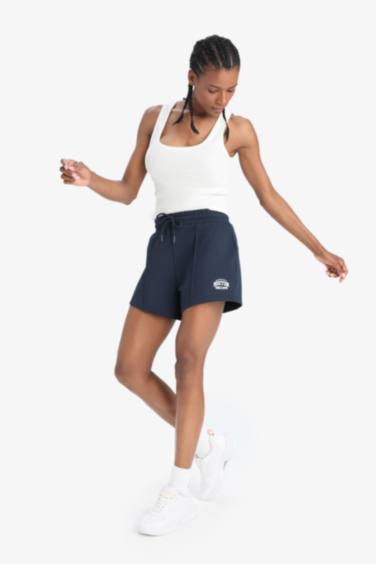 DeFactoFit Flexible Waist White Sports Shorts