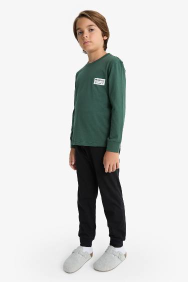 Boy Printed Top Bottom 2 Piece Pajama Set