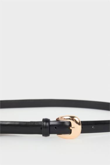 حزام جلد صناعي من قطعتين