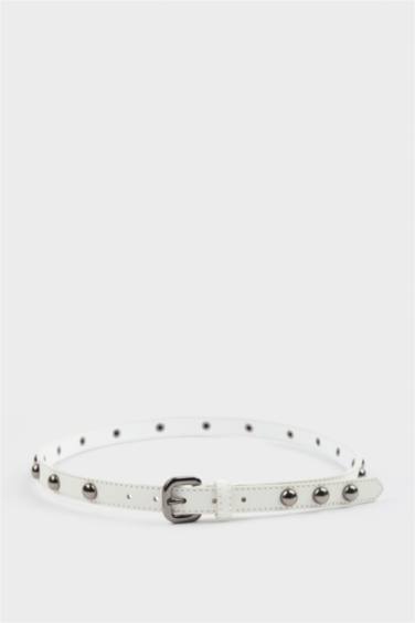 حزام جلد صناعي من قطعتين