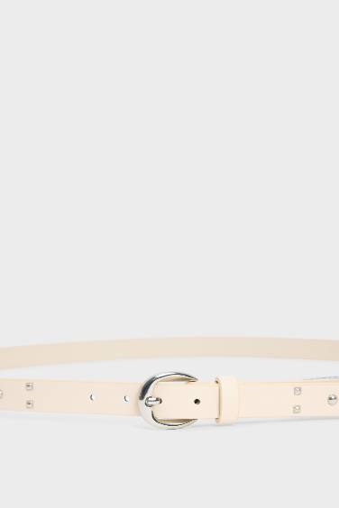 Kadın Suni Deri 2'li Günlük Kemer