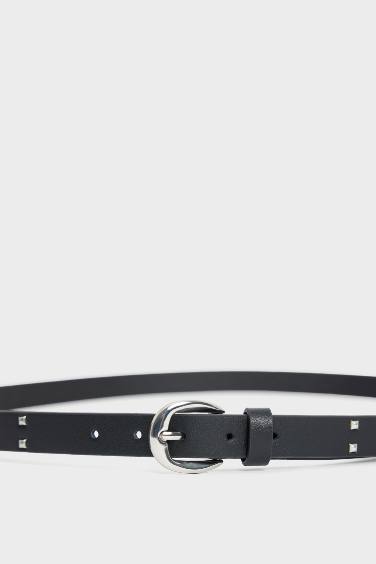 Kadın Suni Deri 2'li Günlük Kemer