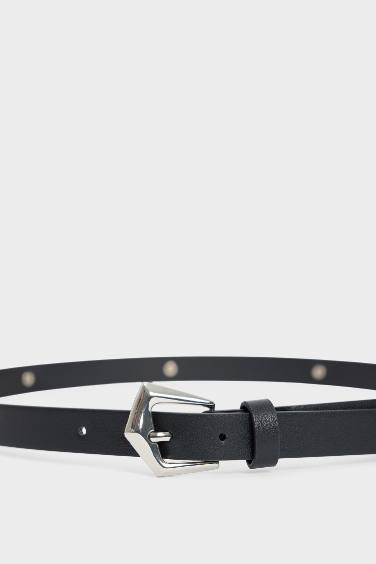 حزام جلد صناعي من 3 قطع