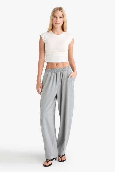 Balloon Fit Regular Waist Trousers