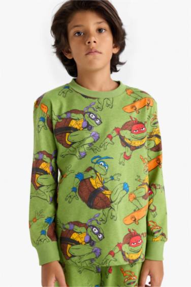 Boy Teenage Mutant Ninja Turtles Regular Fit 2 Piece Pajama Set