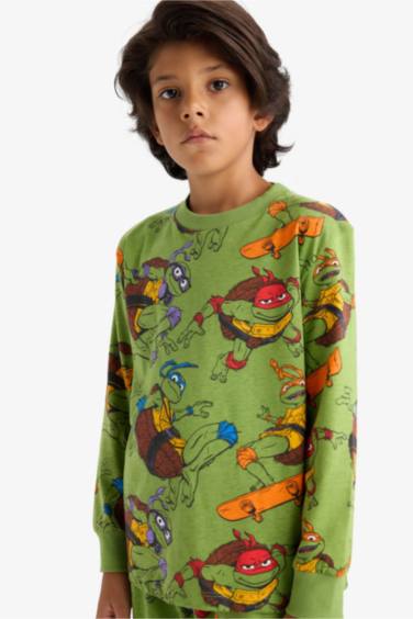 Boy Teenage Mutant Ninja Turtles Regular Fit 2 Piece Pajama Set