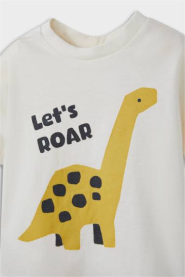 Baby Boy Dinosaur Printed T-Shirt Sweatpants 2 Piece Set