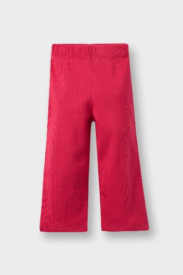 طقم بناتي بطبعة شعار - قطعتين