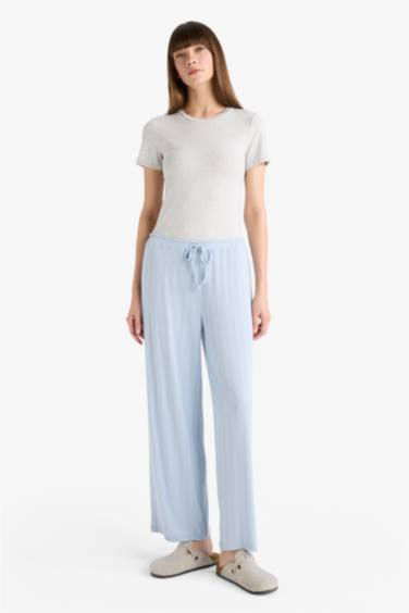 Regular Fit Beli Lastikli Pijama Altı