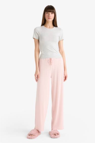 Regular Fit Beli Lastikli Pijama Altı