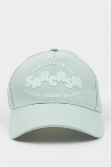 Kadın Pamuklu Cap Şapka - Görsel 5