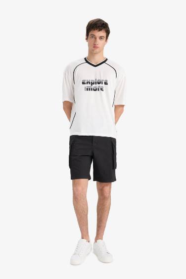 Loose Fit Crew Neck Short Sleeve T-Shirt