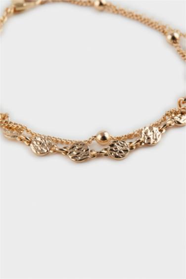 Женский браслет золотого и синего цветов, комплект из 2