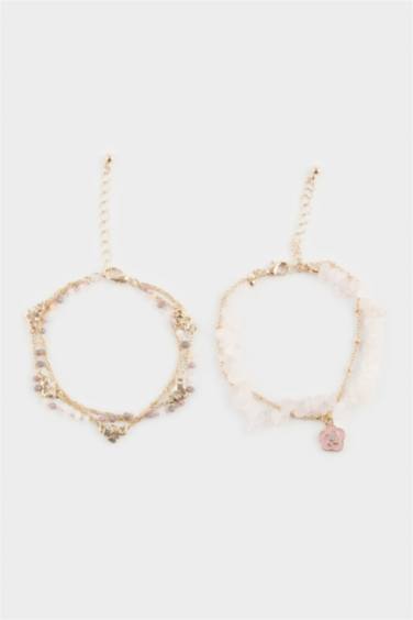 Kadın 2'li Gold Bileklik