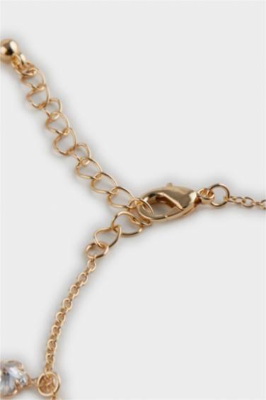Женский браслет золотого цвета, комплект из 2