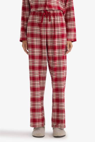 سروال فلانيل قصة عادية