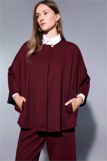 Regular Fit Crew Neck Cardigan