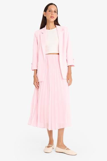 بليزر قصة عادية بجيب