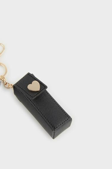 Woman Mini Lipstick Bag Keychain