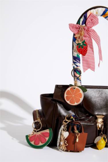 Женский Брелок Шарм с Мини-Сумкой на Шнурке