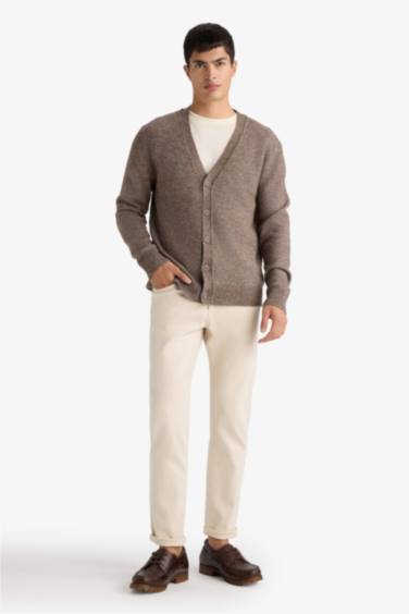 Relax Fit V-Neck Knitwear Cardigan