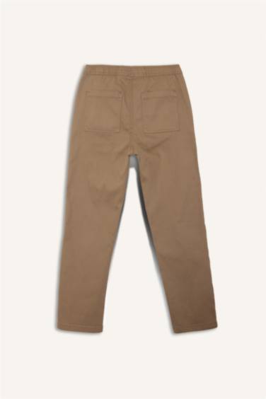 Pantalon en gabardine à jambes droites pour garçon