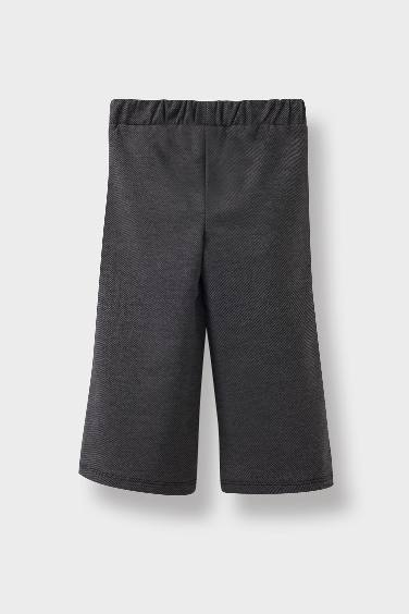 سروال مظهر جينز واسع