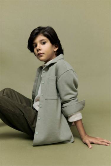 قميص بولو اولادي كم طويل اوفر سايز