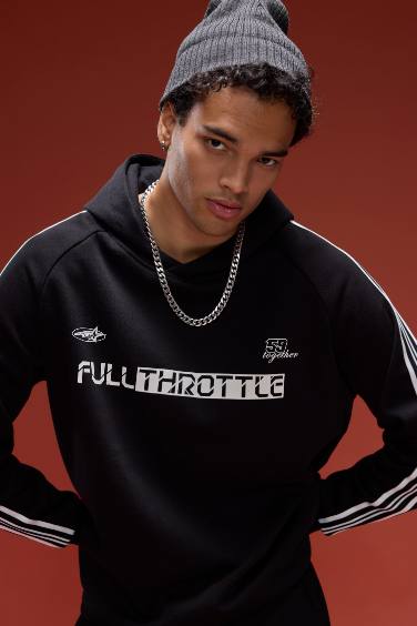 سويت شيرت اوفر سايز مطبوع