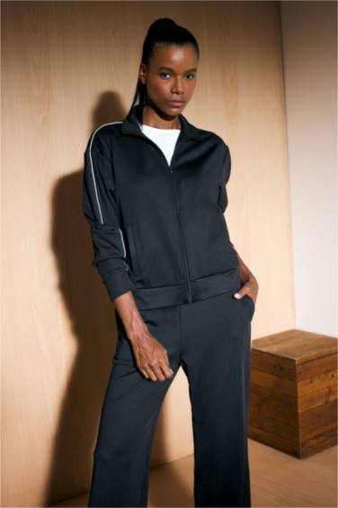 DeFactoFit Standard Fit Zippered Cardigan