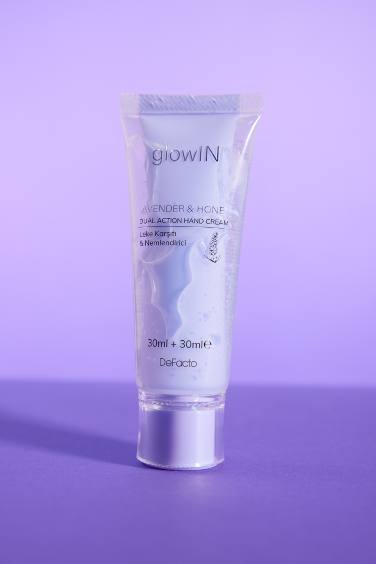 GlowIN Lavanta ve Bal Özlü Nemlendirici El Kremi – Çift Etkili Besleyici & Onarıcı Formül (75ml)