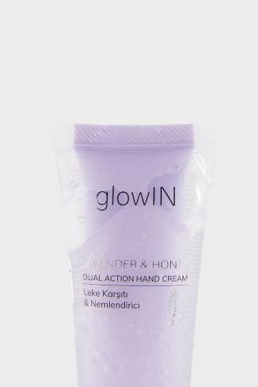GlowIN Lavanta ve Bal Özlü Nemlendirici El Kremi – Çift Etkili Besleyici & Onarıcı Formül (75ml)