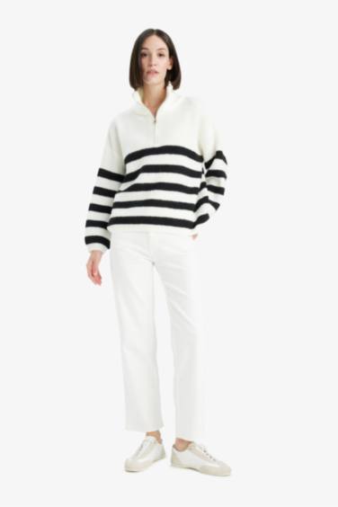 Relax Fit Half-Zip Knit Pullover