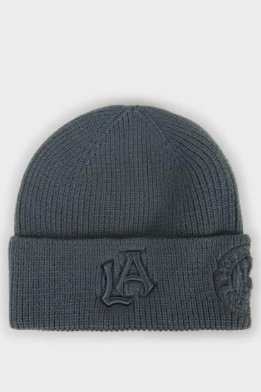 Bonnet gris pour homme